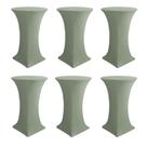 Toalha de mesa Enjoyidea, capas de mesa de coquetel, elastano, pacote com 6