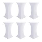 Toalha de Mesa Enjoyidea Kit com 6 Unidades Branca em Spandex 81x109 cm Toalha de Mesa Enjoyidea Kit com 6 Unidades Branca em Spandex 81x109 cm
