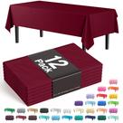 Toalha de mesa Exquisite Premium Plastic 137cm x 274cm - Borgonha