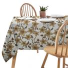 Toalha de Mesa Firenze Floral Bege