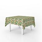 Toalha De Mesa Frutas Coco 4 Lugares Quadrada Decorativa