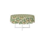 Toalha De Mesa Frutas Coco 4 Lugares Redonda Decorativa Toalha De Mesa Frutas Coco 4 Lugares Redonda Decorativa