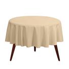 Toalha de mesa Gee Di Moda 70 polegadas bege para mesa redonda de 60-120 cm