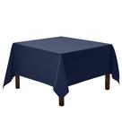 Toalha de mesa Gee Di Moda Azul Marinho 132x132cm Poliéster