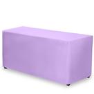 Toalha de mesa Gee Di Moda Lavender ajustada em retângulo de 4 pés