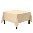 Toalha de mesa Gee Di Moda quadrada 70x70cm Bege Poliéster