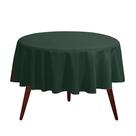 Toalha de mesa Gee Di Moda redonda de 132 polegadas de poliéster verde Hunter