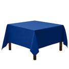 Toalha de mesa Gee Di Moda Square 132x132cm Poliéster azul royal