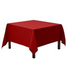 Toalha de mesa Gee Di Moda Square 85x85cm Tecido Lavável Vermelho