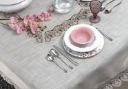 Toalha de Mesa Guipere Cannes 170x270 Branco Kacyumara