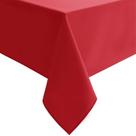 Toalha de mesa Hiasan retangular 152x259 cm Vermelha Impermeável
