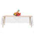Toalha de mesa HSGUS Premium Clear Plastic, pacote com 14, 137x274cm