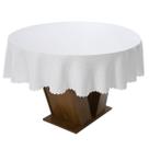 Toalha De Mesa Ibis Outono Redondo Branca 135Cm Rafimex