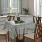 Toalha de Mesa Interlar Renda 100% Poliéster Quadrada Color 150m x 150m 4 Lugares Pistache
