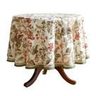 Toalha de mesa ISAENNE Designer Bohemian Linen redonda 170cm