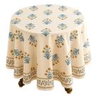 Toalha de mesa ISAENNE Designer French Pálido Amarelo Linho 140 cm
