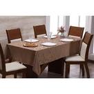 Toalha de Mesa Jacard Luxo 6 Lugares 2,00mt x 1,40mt Avelã