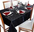 Toalha de Mesa Jacquard 06 Lug Cozinha Retangular Tecido
