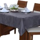 Toalha De Mesa Jacquard 14 Lugares Retangular Tecido Detalhe