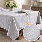 Toalha de mesa Jacquard 6 Lugares 2,00m x 1,40m Decoração Cozinha Forro