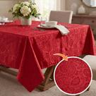 Toalha de mesa Jacquard 6 Lugares 2,00m x 1,40m Decoração Cozinha Forro