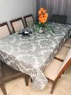 Toalha De Mesa Jacquard Para 8 Lugares 2,50 x 1,40 Dupla Face Toalha De Mesa Jacquard Para 8 Lugares 2,50 x 1,40 Dupla Face