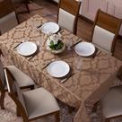 Toalha De Mesa Jacquard Retangular 8 Lugares Jacard