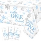 Toalha de mesa Jectivs Winter Onederland 1º aniversário 137x274cm x3