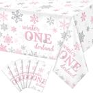 Toalha de mesa Jectivs Winter Onederland 1º aniversário 137x274cm x6