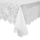 Toalha de mesa Juvale de renda branca para mesas retangulares 152x246cm Toalha de mesa Juvale de renda branca para mesas retangulares 152x246cm