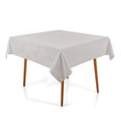 Toalha de Mesa Karsten Quadrada 8 Lugares Sempre Limpa Lótus Branco Toalha de Mesa Karsten Quadrada 8 Lugares Sempre Limpa Lótus Branco