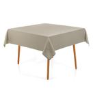 Toalha de Mesa Karsten Sempre Limpa Caetano Quadrada Bege Toalha de Mesa Karsten Sempre Limpa Caetano Quadrada Bege