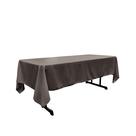 Toalha de Mesa LA Linen 152x321 cm Popeline de Poliéster Carvão