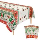 Toalha de mesa Lianxuia, 3 peças de suéter feio, 130 x 220 cm, Natal