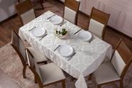 Toalha de Mesa Luxo Tecido Jacquard 08 Lugares 1,35x2,50 Retangular