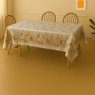 Toalha De Mesa Metalizada Fina Flor Rolo 1,37x20m Vinil PVC