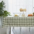 Toalha de mesa Midsummer Breeze Buffalo Plaid Green 140x300 cm Toalha de mesa Midsummer Breeze Buffalo Plaid Green 140x300 cm