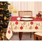Toalha de Mesa Natal Quadrada 1,40x1,40 Super Pratica Lepper