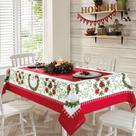 Toalha de Mesa Natal Quadrada Estampa Athenas 4 lugares - Dohler - Döhler