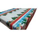 Toalha De Mesa Natal Retangular 8 Lugares 145x295cm Poliéster