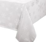 Toalha de Mesa Natal Snow Branca 8 Lugares 1,60x2,70m Branyl Toalha de Mesa Natal Snow Branca 8 Lugares 1,60x2,70m Branyl