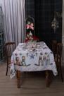 Toalha de Mesa Natalina Exclusiva 4 Lugares 1,50x1,50m Quadrada Decoração de Natal