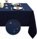 Toalha de mesa Obstal Retangular Microfibra 150x260cm Azul Marinho