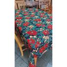 Toalha de Mesa Oxford Festiva Natalina Natal Papai Noel para 4 e 6 Lugares