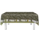 Toalha de Mesa Para Festa de Aniversário Free Fire 200 x 140 cm Toalha de Mesa Para Festa de Aniversário Free Fire 200 x 140 cm