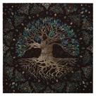 Toalha De Mesa Para Tarô Pano P/ Altar Esotérico Decoração15