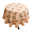 Toalha de mesa patdrea Designer French Linen para mesa redonda