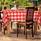 Toalha De Mesa Plástica Quadrada 1,40m X 1,40m Térmico