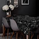 Toalha de Mesa Plástica Térmica para mesas com 4 Cadeiras 100x140cm Toalha de Mesa Plástica Térmica para mesas com 4 Cadeiras 100x140cm