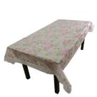 Toalha De Mesa Plástico Impermeável Retangular 1,40mx2,20m